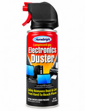 Homebright Electronics Duster 10 oz 1-Pack Compressed Gas Dust Remover picture