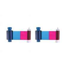 Bodno 2 x Magicard Pronto 100 Printer MD100YMCKO Color Ribbon YMCKO 100 Prints picture