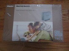 MAXTOR BASICS PERSONAL STORAGE 3200, 500 GB - FACTORY SEALED. picture