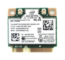7260.HMW Dual Band Wireless-AC 7260 Network Adapter PCI Express Half Mini picture
