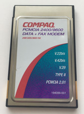 Compaq: PCMCIA 2400/9600 DATA + FAX Modem Model 215 picture