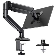 Single Monitor Arm Desk Mount Adjustable Gas Spring Monitor Stand VESA 17”-32” picture