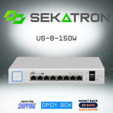 🔀 Ubiquiti UniFi US-8-150W 8× Gigabit PoE+ • 2× SFP • 150W Power Budget ⚡ picture