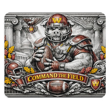 Washington Commanders Mouse Pad Command The Field Football Desk Mat picture