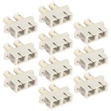 10 Pcs ST to SC Duplex MultiMode Fiber Optic Optical Adapter Connector Converter picture