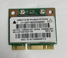 HP Wifi Wireless Card Unisex OS Green 709505-001 Pavilion 15-F387WM Replacement picture