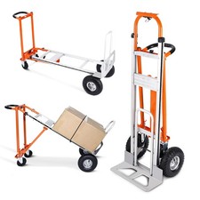 EASYBERG 4-In-1 Heavy Duty Folding Hand Truck - 770 Lbs Capacity, 10