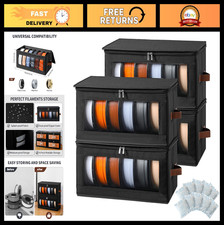 4 Pack 3D Printer Filament Storage Box with Desiccants - Holds 24 Rolls, Accesso picture