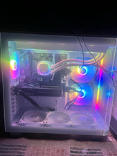 Custom/Whitebox White Gaming PC Tower Ryzen 7 16GB 1TB SSD RTX RGB Liquid picture