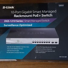 D-Link DGS-1210-10MP 10-Port Gigabit PoE+ Smart Rackmount SFP Switch picture