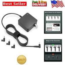 Safe and Reliable 65W Asus Laptop Charger with Switchable Connectors Included picture