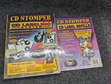 NEW Sealed CD Stomper Pro Labeling System + 100 CD Label Refills Kit PC Mac picture
