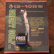 1995 Great Golf CD ROM + 3.5