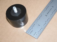 SORBOTHANE MOUNTABLE RUBBER SHOCK ABSORBING FOOT POD M6 THREADED TURNTABLE SINGL picture