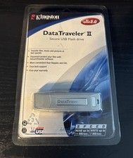 Kingston DataTraveler II 256MB USB 2.0 Flash Drive Sealed Vintage Discontinued. picture