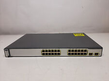 Cisco Catalyst 3750 24 Port Fast Ethernet Switch 370W PoE IPBase WS-C3750-24PS-S picture