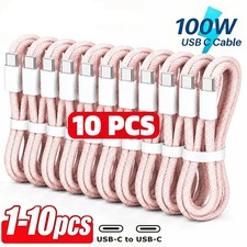 10-Pack USB-C Charging Cable 60W Fast Charging Braid Charging & Data picture