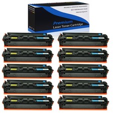 10PK Cyan CF501A 202A Toner for HP LaserJet Pro M254dw M254nw MFP M281fdn M281dw picture