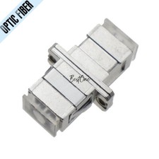 25Pcs SC to SC Metal SM/MM Simplex Optic Fiber Connector Optical Adapter Coupler picture
