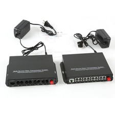 Premium Telephone Fiber Optical Media Converter PCM Voice with 10/100M Ethernet picture