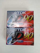 4 TDK D90 High Output Audio Cassette Tape picture