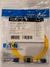 Fiber Patch Cables. 3 Tripp Lite Duplex Single mode, N370-03M picture