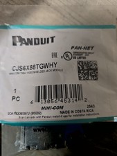 Panduit CJ6X88TGWHY Lot Of 11 picture