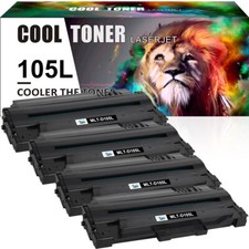 4PK MLT-D105L Toner for Samsung D105L ML-2540R ML-2581N SCX-4600 SCX-4601 SF-650 picture