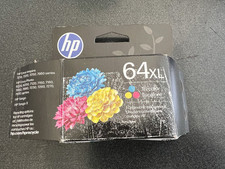 Genuine New HP 64XL High Yield Color InkJet N9J91AN Open Box Sealed Bag Jan 2028 picture