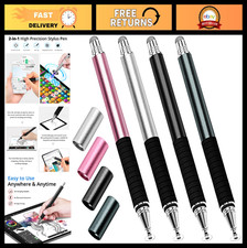 4 Pack Capacitive Stylus Pen 2-in-1 Touch Screen Fine Point Nibs for iPhone/iPad picture