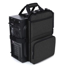 PC Tower Carrying Strap with Handle - Desktop Computer Case Belt Holder & Pocket picture