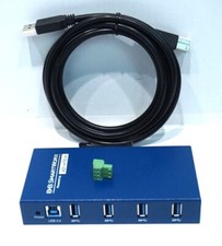 ADVANTECH B+B SmartWorx BB-USH204 INDUSTRIAL 4-PORT DIN-RAIL USB 3.0 HUB picture