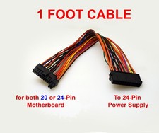 24-Pin ATX Computer PC Power Extension Cable Male to Female 30cm / 12 inches picture