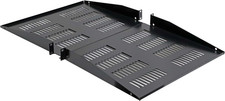1U 19-Inch Universal Server Shelf Rack Mount Vented Cantilever Center Mount Shel picture
