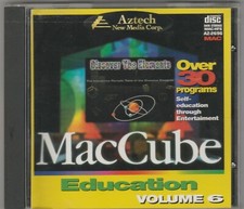 MacCube Education Volume 6 by Aztech New Media Corp for MAC 1995 ~ CD-ROM picture