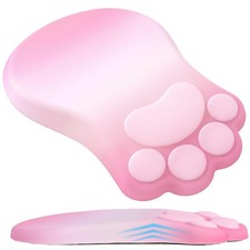 Ergonomic Pad with Wrist Rest,Cute Cat Paw Mousepad Wrist ,Comfortable Massag... picture