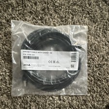AXIS SPR NET Ethernet Cable w/ Gasket 5m Black RJ-45 to RJ-45 5700-331 picture