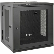 Tripp Lite SmartRack 12U Switch-Depth Wall-Mount Rack Enclosure Cabinet, Back picture