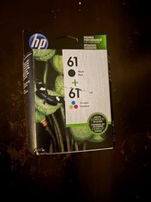 Genuine HP 61 Black & Tri-Color Printer Ink Cartridges Combo Pack EXPIRED picture