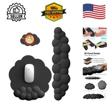 Ergonomic Cloud Wrist Rest Mouse Pad & Keyboard Support Set for Comfort picture