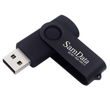 SamData 8GB USB Flash Drive USB 2.0 Swivel Thumb Drive with LED Indicator picture