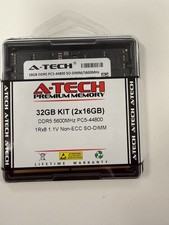 A-Tech 32GB Kit (2x16GB) DDR5 5600MHz PC5-44800 CL40 SODIMM 1.1V Non-ECC picture