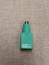 MICROSOFT USB Female to PS/2 Male Adapter Converter for Mouse Green PS2  picture