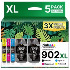E-Z Ink Compatible 902XL 902 Ink Cartridges for HP Printers Replacement for HP 9 picture