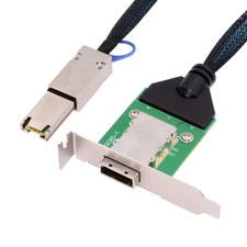 Cablecy External Mini SAS SFF-8088 Male to SFF-8088 Female Extension Cable PCBA picture