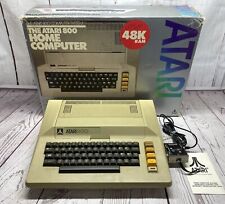 Vintage Atari 800 Personal Computer System Untested w/ Original Box & Foam CIB picture