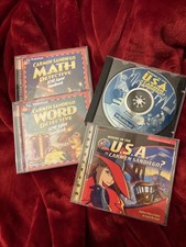 Where In The USA Carmen Santiago Lot Of 4 Educational CDs picture