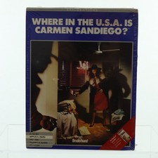 Where In The U.S.A. Is Carmen SanDiego? Apple II Broderbund New Sealed picture