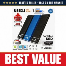 Portable SSD 1TB 2TB 4TB USB 3.1 External Solid State Drive for PC Mac picture