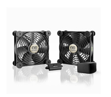 AC Infinity AI-MPF120A2 120 mm Cooling Fans, Pack Of 2 - Black picture
